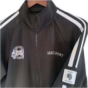Darc Sport Track Jacket Men's Small Black Wolves Club Premium Gym Wear 490/1000